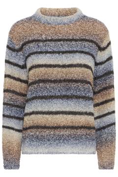 Vis detaljer for Pulz Jeans Lucia Striped Pullover Billede af Pulz Jeans Lucia Striped Pullover