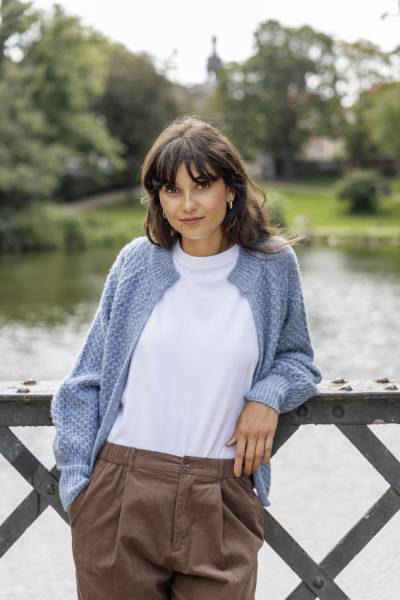 Billede af Fransa Beverly Cardigan Blue