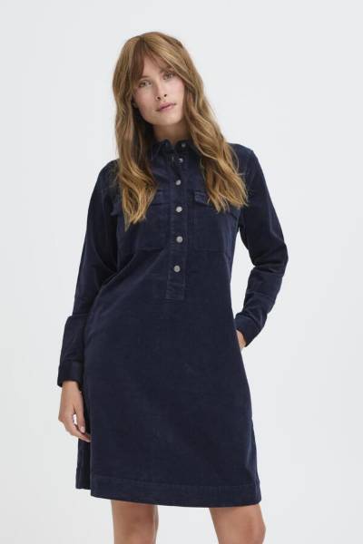 Billede af Pulz Sally Placket Dress Sapphire