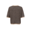 Billede af Black Colour Dell Striped Jumper Bl