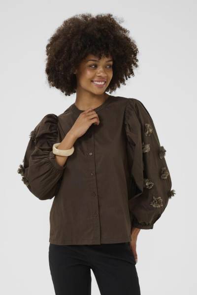 Billede af Culture Antoinett Shirt Brown