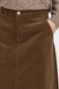 Billede af Fransa Tean Skirt Camel Fløjl