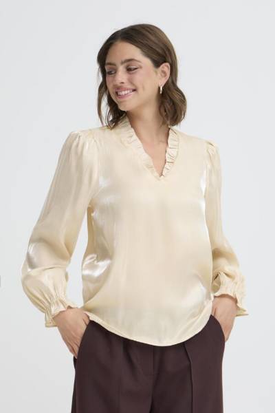 Billede af Fransa Yolanda Shirt Beige