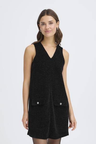 Billede af Fransa Malaya Kjole Sort Lurex 