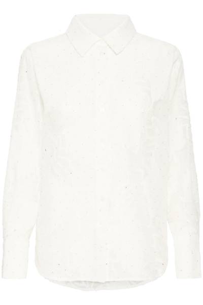 Billede af Fransa Rhinestone Shirt White