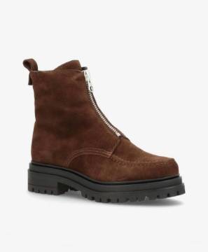 Vis detaljer for Shoedesign Aspen Zip Brown Suede Billede af Shoedesign Aspen Zip Brown Suede