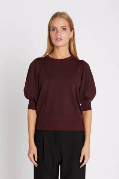 Vis detaljer for Rue de Femme Sorrel knit Wine Billede af Rue de Femme Sorrel knit Wine