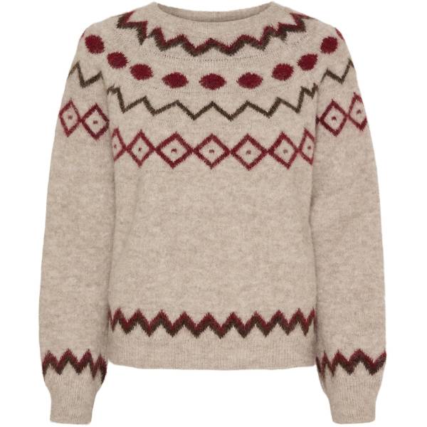 Billede af Marta Branda Knit strik Wine Print