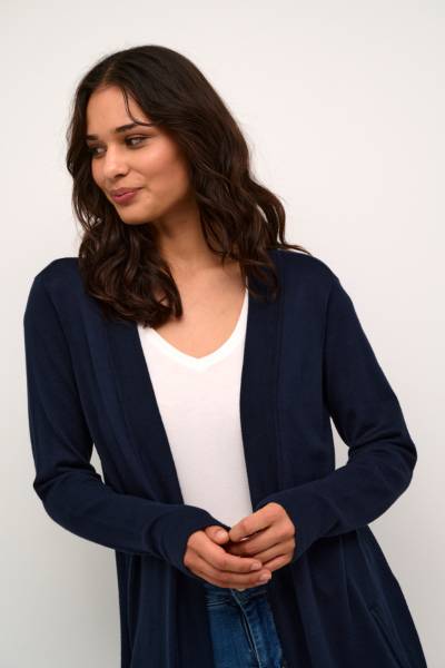 Billede af Culture Annemarie Long Cardigan Blu