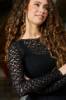 Billede af Black Colour Blair Lace Blouse Blk