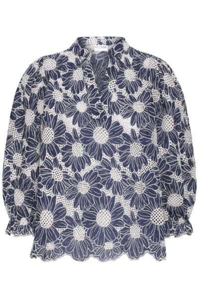 Billede af Pulz Adele Blouse Dark Sapphire