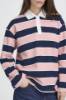 Billede af Pulz L/Æ Addy T-Shirt Rose Stripe  