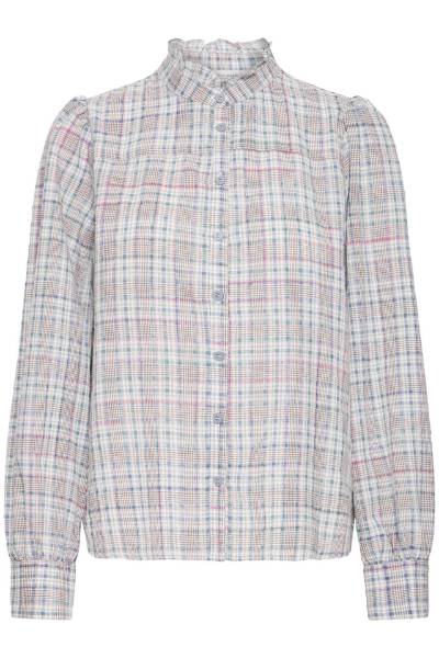 Billede af Pulz Skjorte Aurora Robbia Blue 