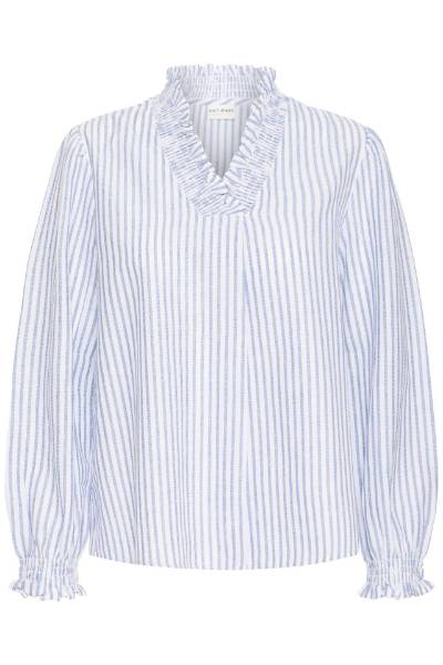 Billede af Pulz Skjorte Audrey Cloud D Blå  