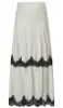 Billede af Gossia Judie Skirt Creme/sort