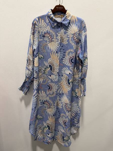 Billede af Marta Moss Dress Blå print