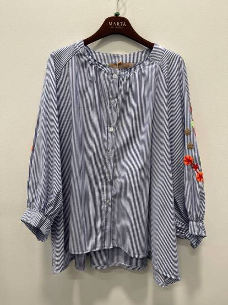 Billede af Marta Aleta Skjorte Denim/Stripe 