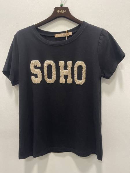 Billede af Marta Herdis Tee T-Shirts Black/bei