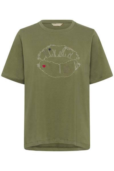 Billede af Culture Noali Gith T-shirt Olive