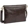 Billede af Depeche Fashion Clutch Brown Croco