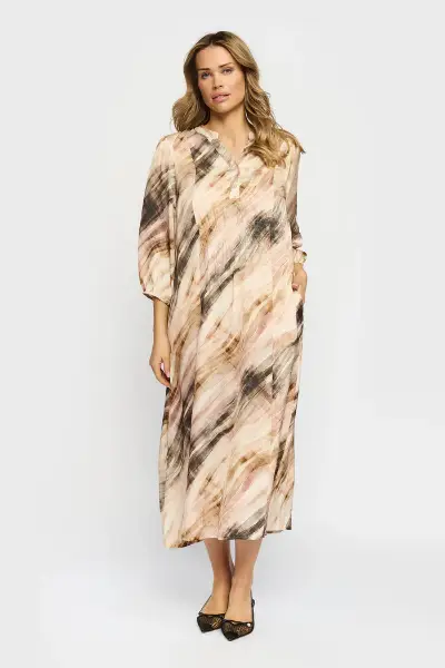 Billede af 2-Biz Sita Dress Sand Stripe