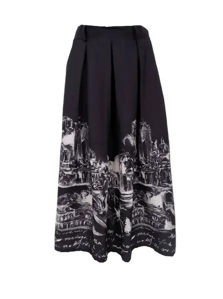 Billede af Black Colour Roma Skirt Black 