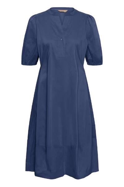 Billede af Culture Antoinet Placket Dress Blue