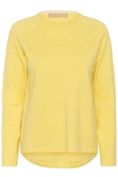 Billede af Culture Annemarie Solid Strik Gul