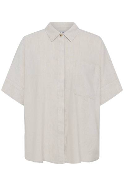 Billede af Pulz Luca Boxy Shirt Sand
