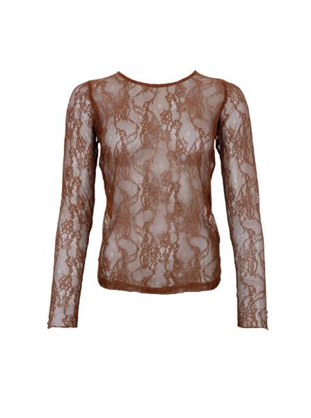 Billede af Black Colour Lara Lace Mesh Coffee