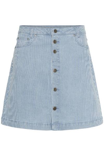 Billede af Culture Milky Short Skirt Stripe Blue