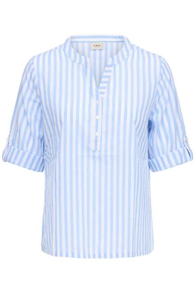 Billede af Fransa Catona bluse blå stribe
