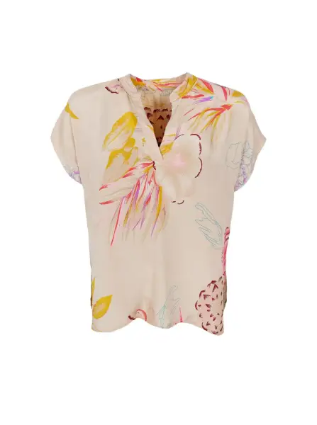 Billede af Black Colour Luna Top Poppy Rose