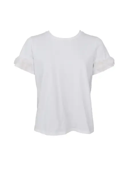 Billede af Black Colour May Tee Flower Hvid