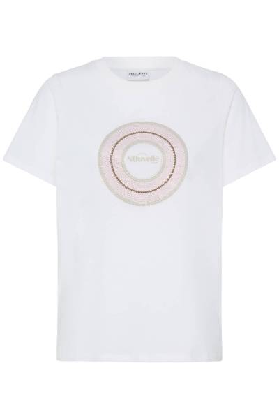 Billede af Pulz Nora K/Æ T-Shirt Cloud Dancer 