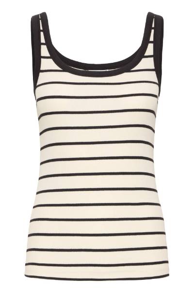 Billede af Pulz Allesia top striped BLK