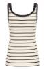 Billede af Pulz Allesia top striped BLK