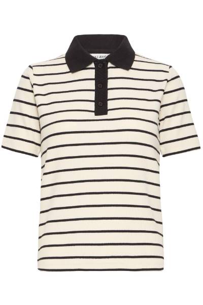 Billede af Pulz Allesia polo striped BLK