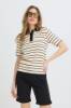 Billede af Pulz Allesia polo striped BLK
