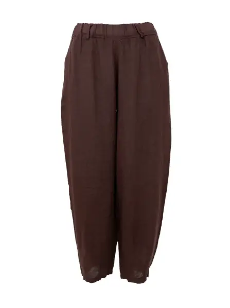 Billede af Black Colour Melina barrel pant cof