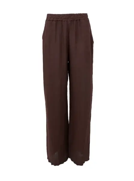Billede af Black Colour Melina wide pant brun