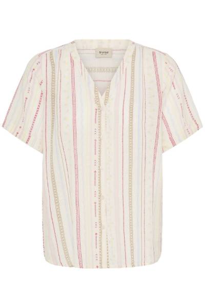 Billede af Fransa Bobbi Skjorte Red/Yellow Str