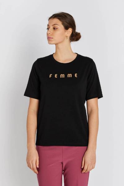 Billede af Rue de Femme Alvina T-shirt Black