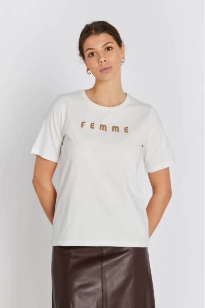 Billede af Rue de Femme Alvina T-shirt White