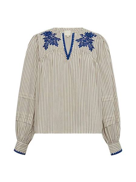 Billede af Gossia Luisa Bluse Brown Stripes