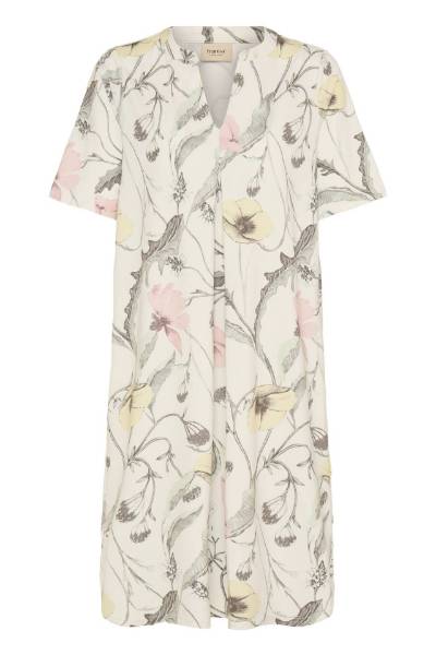 Billede af Fransa Seen Kjole Pastel Yellow Flo