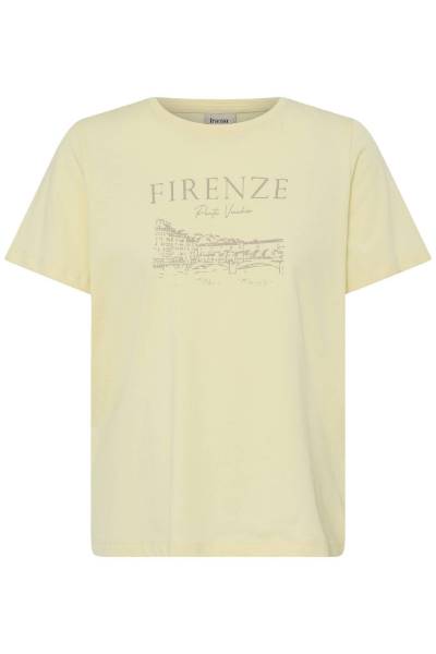Billede af Fransa Fable T-Shirt Yellow Firenze