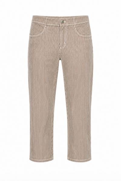 Billede af 2-Biz Fira Capri Pant Brown Stripe