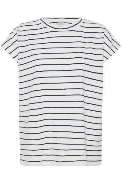 Billede af Fransa Fauna T-Shirt Navy Stripe 