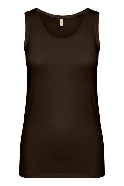 Billede af Culture Poppy Tank Top Brun